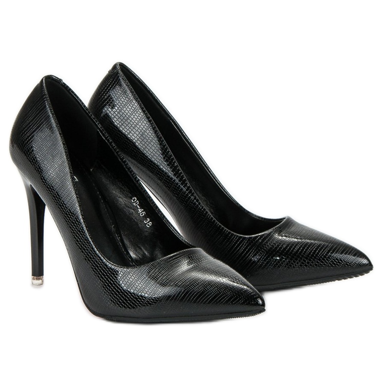 Lakirane crne igle crna 2