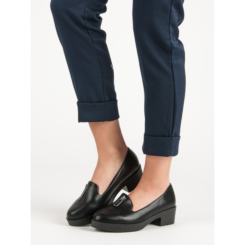 Comer Crne cipele s visokim potpeticama crna 1