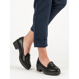 Comer Crne cipele s visokim potpeticama crno 2