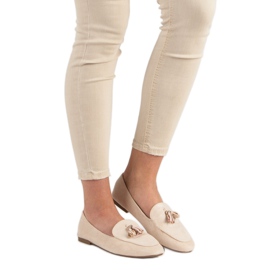 Small Swan Glitter mokasine ružičasta 1