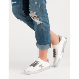 Elegantne niske tenisice bijela raznobojna 1