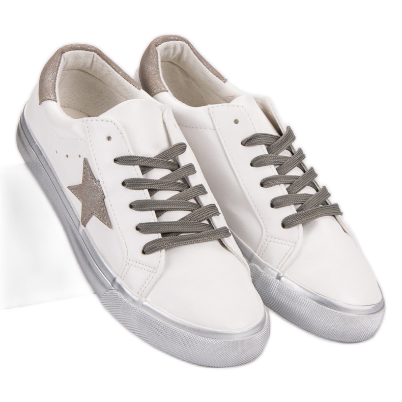 Elegantne niske tenisice bijela višebojan 2