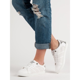 Niske sportske cipele bijela siva 2