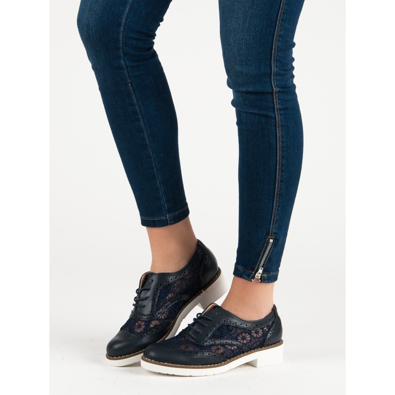 Fama Cipele na vezanje plava 1