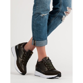 Kylie Modne cipele s uzorkom zelena 1