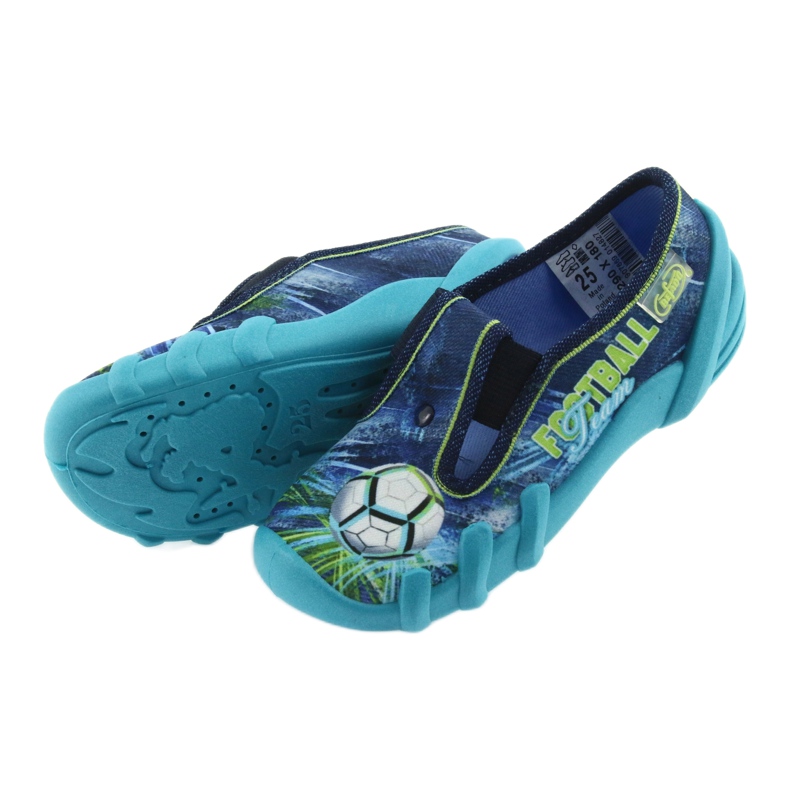 Befado dječje cipele papuče 290X180 plava zelena mornarsko plava 4