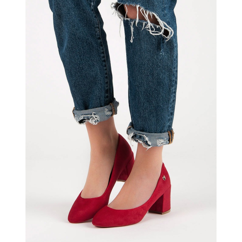 Klasične pumpe VINCEZA crvena 2