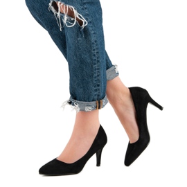 Vinceza glitter pumpe crna 1