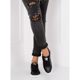 Crne tenisice sa zvjezdicom A6213 Crne crna 2