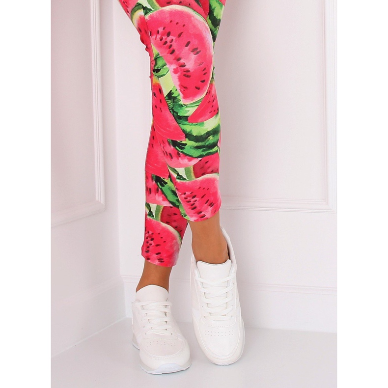 Bijela LR88082 Bijela sportska obuća 1