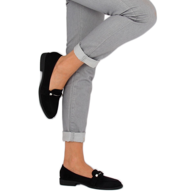 Crne ženske mokasine 3117 Crne crno 2