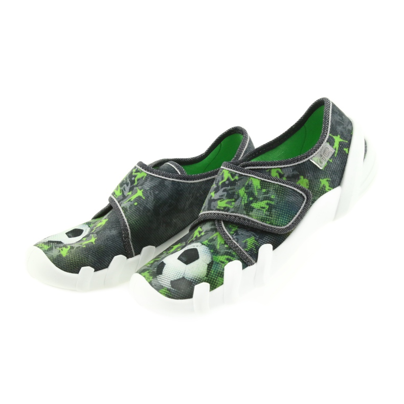 Befado dječje cipele papuče tenisice 273y231 siva zelena 3