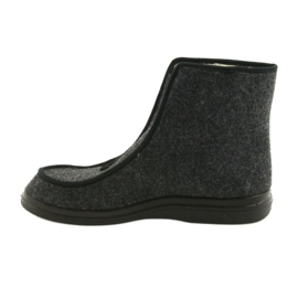 Befado muške cipele pu tople papuče 996M004 siva 2