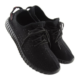 BY-049 Crne crne sportske cipele crno 1