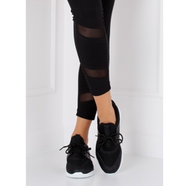 BY-069 Crne ultra lagane crne sportske cipele crno 2