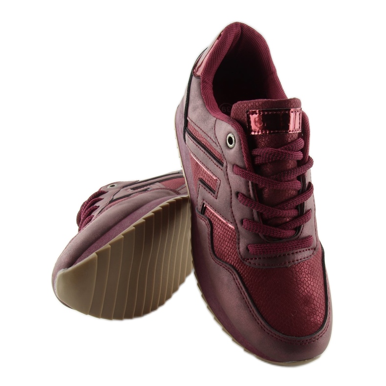 KB-091 Wine Red sportske cipele na bordo crvena 1