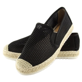 Crne ženske espadrile 6602 Crne crna 1