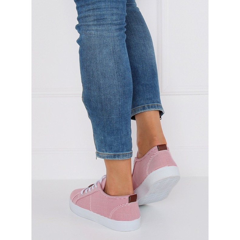 Crvene tenisice na pruge JX70P Red crvena 2