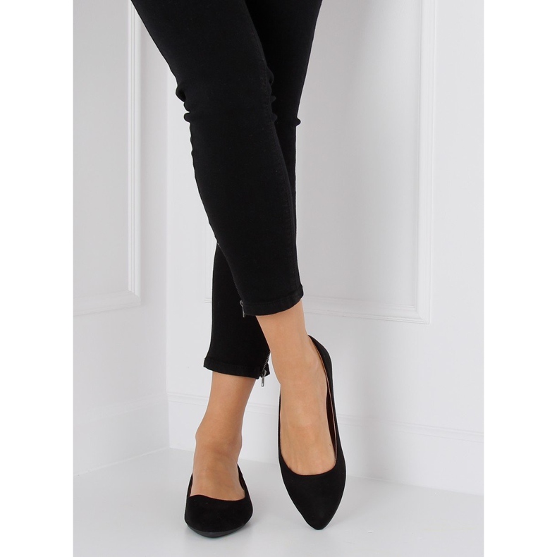 Balerine badem crni prsti na nogama WD39P Crni crna 2