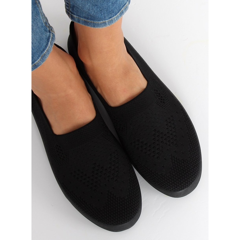 Crne ažurne tenisice JX63P Crne crna 1