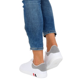 Ženske bijele i sive tenisice BL147P Grey bijela 1