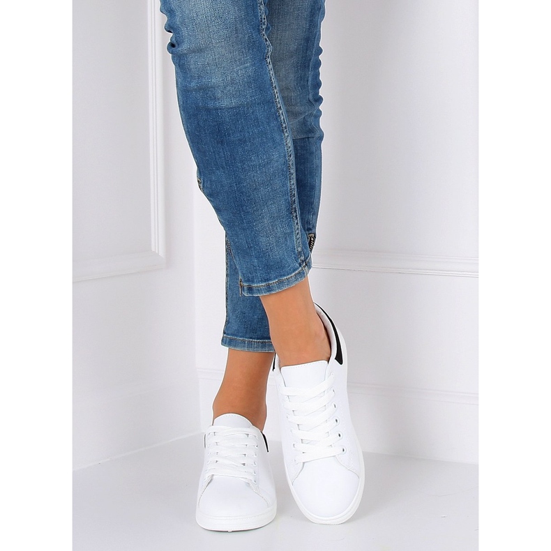 Ženske crno -bijele tenisice BL147P Black bijela 2