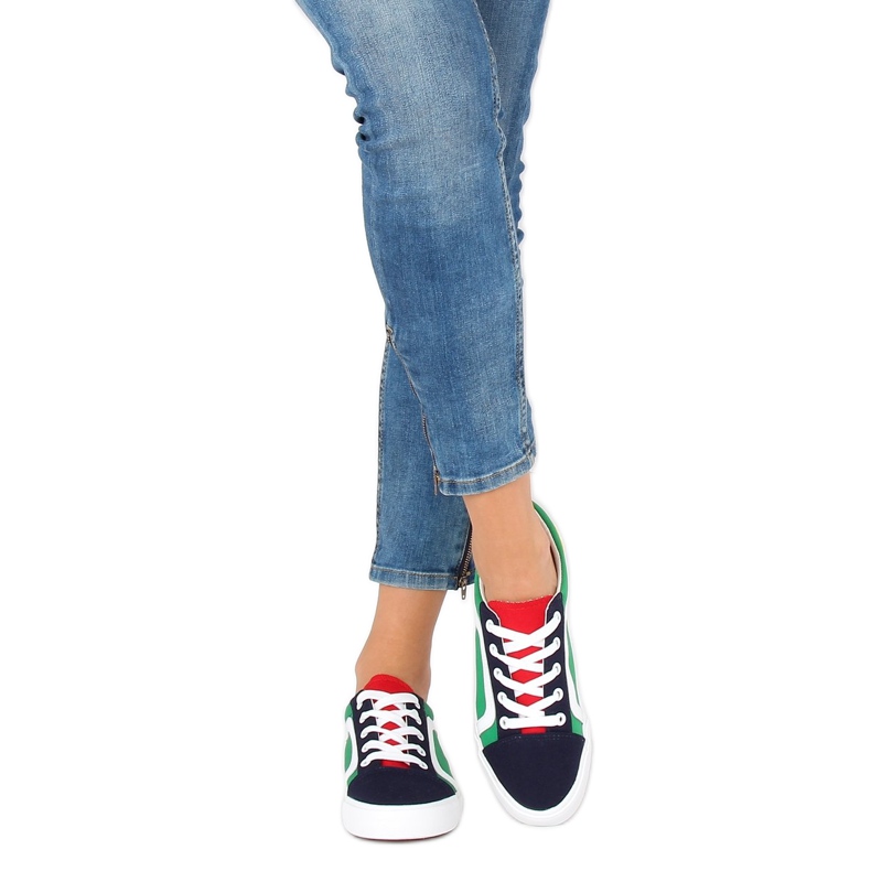 Višebojne ženske tenisice BL156 Navy višebojan 1