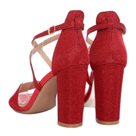 Sandale na stupu crvene NC791 Crvene crvena 1