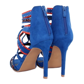 Plave gladijatorske sandale MT029 Plave plava 1