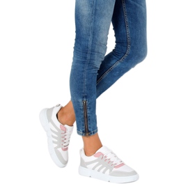 Bijele i sive sportske cipele BL150P Siva bijela 1