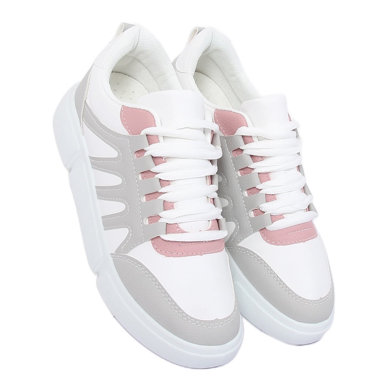 Bijele i sive sportske cipele BL150P Siva bijela 2