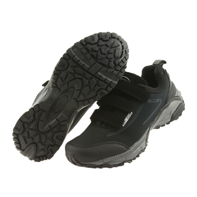 American Club ADI ženske sportske cipele s američkom vodonepropusnom mekom školjkom na čičak WT08 / 19 crna 5