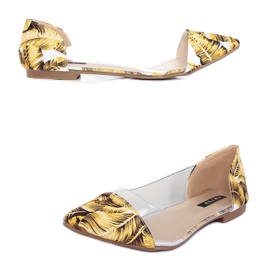 Žute prozirne balerinke 333-60 Žute žuta boja 1