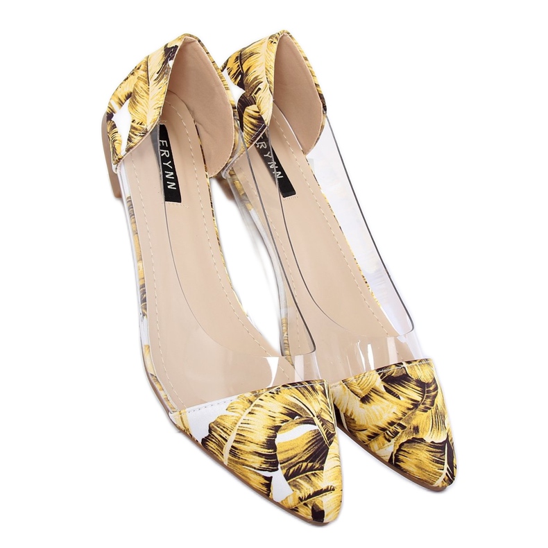 Žute prozirne balerinke 333-60 Žute žuta boja 2