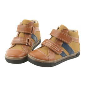 Čizme dječje cipele Velcro Ren But 3225 crvena / granat smeđa 3