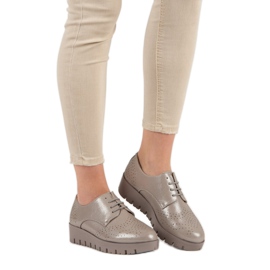 Comer Cipele na vezanje smeđa 2