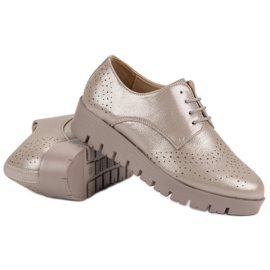 Comer Cipele na vezanje smeđa 1