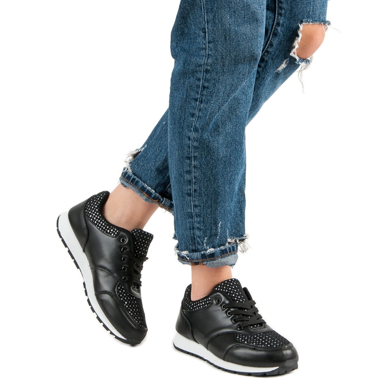 Sportske cipele s mrežom crna 1