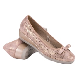 Vinceza Udobne klinaste pumpe ružičasta 1