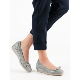 Vinceza Udobne klinaste pumpe siva 2