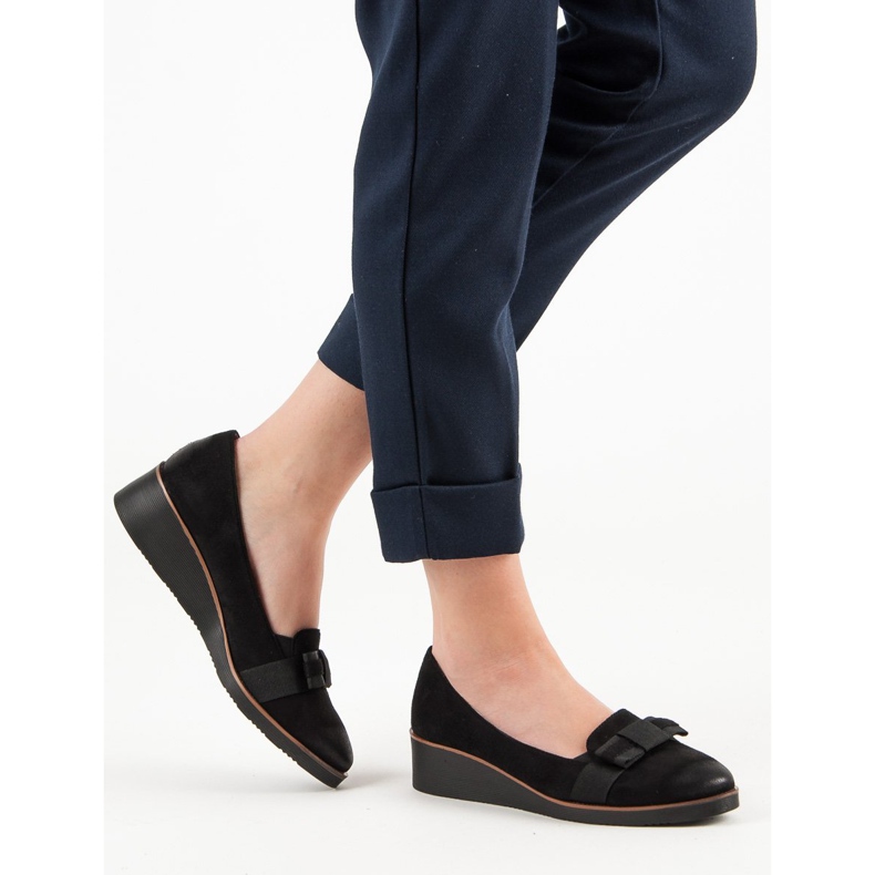 Pumpe s lukom VINCEZA crno 2