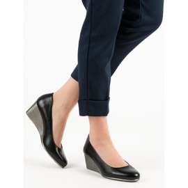 Klasične pumpe na VINCEZA klinu crno 2