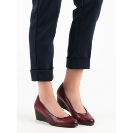 Klasične pumpe na VINCEZA klinu crvena 1