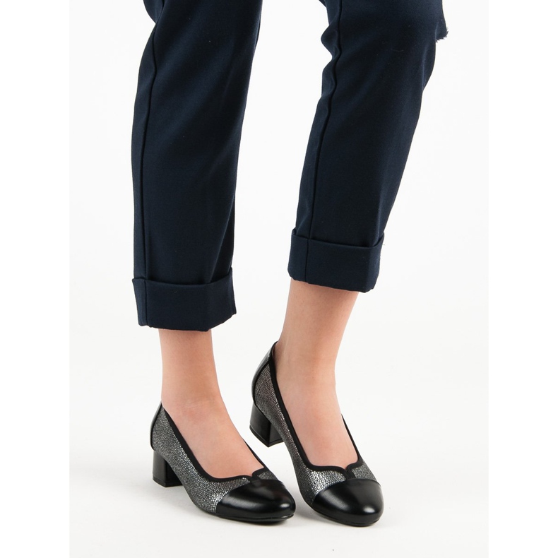 Pumpe na VINCEZA ravnoj peti crno siva 1