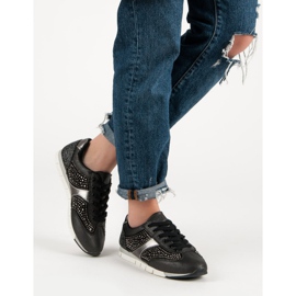 Kylie Sportske cipele s kristalima crna 1