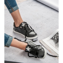 Niske sportske cipele crno siva 1