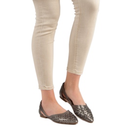 Elegantne VINCEZA balerine siva 2