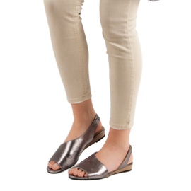 VINCEZA sandale sa slipom siva 2