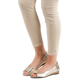 VINCEZA balerine s otvorenim prstima žuta boja 2