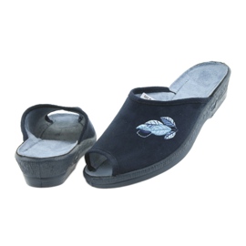 Befado papuče ženske cipele pu 581D194 papuče tamnoplava 4